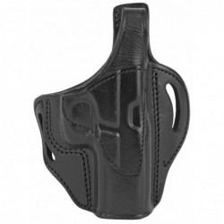 Tagua TX 1836 BH1 Standoff Belt Holster, Fits Glock 17, 22, Right Hand, Black Leather Finish TX-BH1-300