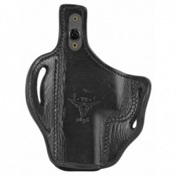 View 2 - Tagua TX 1836 BH1 Standoff Belt Holster, Fits Glock 17, 22, Right Hand, Black Leather Finish TX-BH1-300