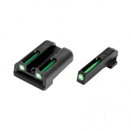 Truglo Brite-Site Tritium/Fiber Optic Sight, Fits Sig #8 Front / #8 Rear, Green TG131ST1