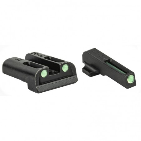 Truglo Brite-Site Tritium/Fiber Optic Sight, Fits Sig #6 Front / #8 Rear, Green TG131ST2