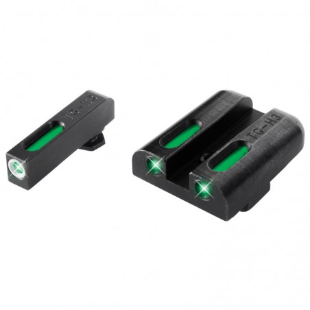 Truglo Brite-Site TFX Sight, Night Sight, Low, Fits Glock 17/17L/19/22/23, 24/7 Brightness TG13GL1A