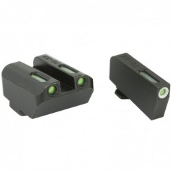 View 2 - Truglo Brite-Site TFX Sight, Suppressor Height, Fits Glock 17/17L/19/22/23/24/26/27/33/34/35/38/39, 24/7 Brightness TG13GL4A