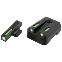 View 1 - Truglo Brite-Site TFX, Sight, Fits Kimber 1911 models with Fixed Rear Sights, Tritium/Fiber-Optic, Day/Night Sight, 24/7 Bright