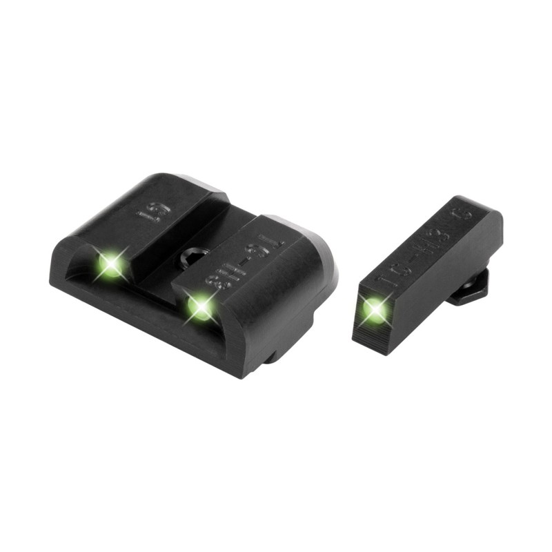 Truglo Brite-Site Tritium Sight, Fits Low Glock 17,17L,19,22,23,24,26,27,33,34,35,38,39, Green TG231G1