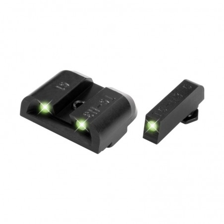 Truglo Brite-Site Tritium Sight, Fits Low Glock 17,17L,19,22,23,24,26,27,33,34,35,38,39, Green TG231G1