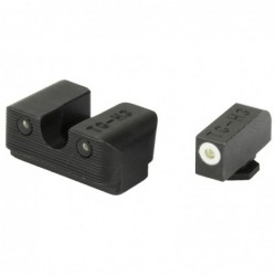 View 2 - Truglo Tritium Pro Sight, Fits Glock 17,17L,19,22,23,24,26,27,33,34,35,38,39, Large White Focus-Lock Ring on Front Sight & U-No