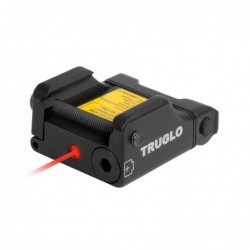Truglo Micro-Tac Laser, Fits Picatinny, Red Finish, Battery TG7630R
