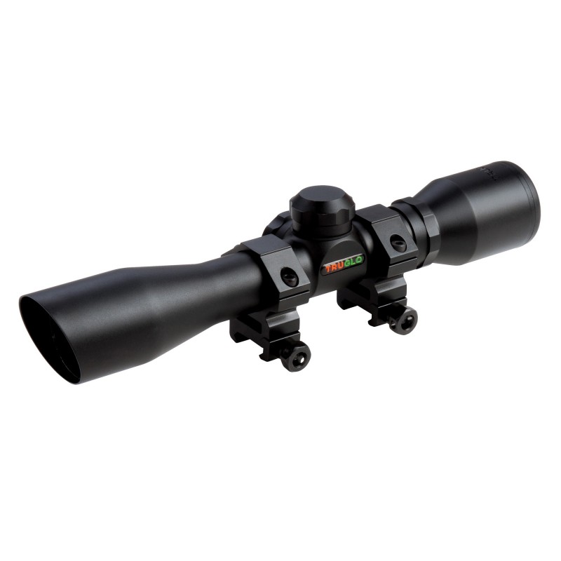 Truglo 4x32 Compact Scope Series, Strut 'N Rut Shotgun Scope, 4X32, 1", Diamond Shotgun Reticle, Waterproof, Fog Proof, Nitroge