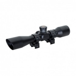 Truglo Tactical Xtreme Rifle Scope, 4X32, 1", Mil-Dot Reticle, Includes Rings, Matte Finish TG8504BT