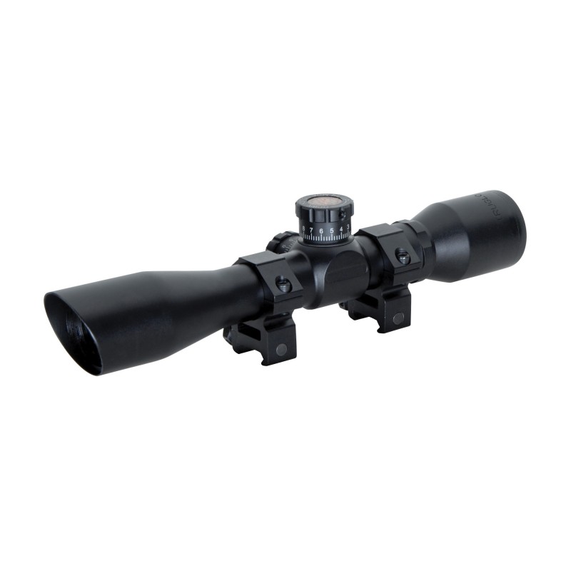 Truglo Tactical Xtreme Rifle Scope, 4X32, 1", Mil-Dot Reticle, Includes Rings, Matte Finish TG8504BT