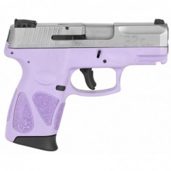 View 2 - Taurus G2C2C, Double Action Only, Compact Pistol, 9MM , 3.2" Barrel, Polymer Frame, Light Purple Polymer FramStainless Slide, A