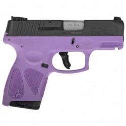 View 2 - Taurus G2S, Semi-automatic, Sub Compact Pistol, 9MM, 3.25" Barrel, Polymer Frame, Black/Light Purple Finish, Adjustable Sights,