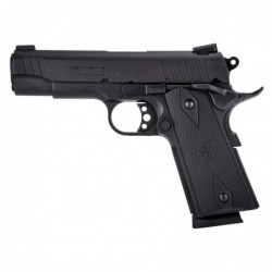 View 2 - Taurus 1911, Semi-automatic, Commander Size, 45 ACP, 4.25" Barrel, Steel Frame, Black Finish, 8Rd, Novak 1-191101COM