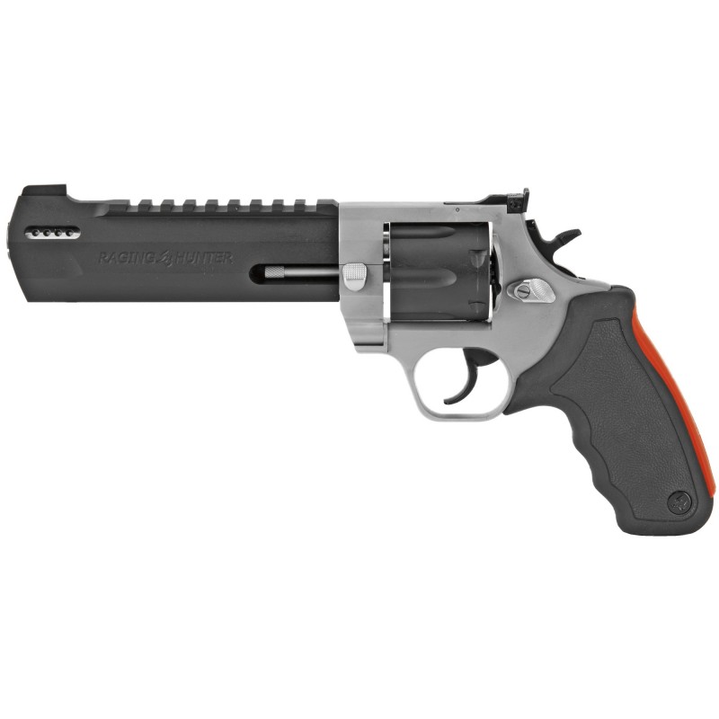 Taurus Raging Hunter, Revolver, Large Frame, 44 Magnum, 6.75" Exact Barrel Length, Steel Frame, Two-Tone Finish, Rubber Grips,