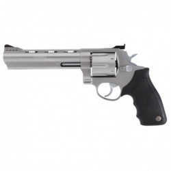View 1 - Taurus Model 44, Large Frame, 44 Magnum, 6.5" Ported Barrel, Steel Frame, Matte Stainless Finish, Rubber Grips, Adjustable Sigh