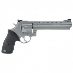 View 2 - Taurus Model 44, Large Frame, 44 Magnum, 6.5" Ported Barrel, Steel Frame, Matte Stainless Finish, Rubber Grips, Adjustable Sigh