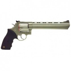 View 2 - Taurus Model 44, Large Frame, 44 Magnum, 8.375" Ported Barrel, Steel Frame, Matte Stainless Finish, Rubber Grips, Adjustable Si