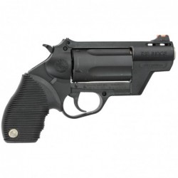 Taurus Judge, Public Defender, Medium Frame, 410 Gauge/45LC, 2" Barrel, 2.5" Chamber, Polymer Frame, Blue Finish, Rubber Grips,