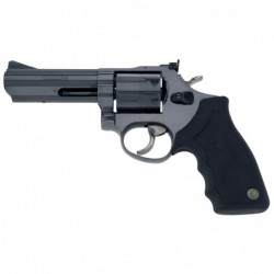 View 1 - Taurus Model 66, Medium Frame, 357 Magnum, 4" Barrel, Steel Frame, Matte Black Finish, Rubber Grips, Adjustable Sights, Holds 7