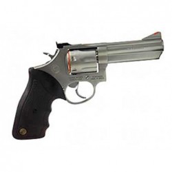 View 2 - Taurus Model 66, Medium Frame, 357 Magnum, 4" Barrel, Steel Frame, Matte Stainless Finish, Rubber Grips, Adjustable Sights, 7Rd