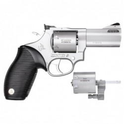 View 2 - Taurus 692, Revolver, Medium Frame, 357Mag/38Spl/9MM, 3" Barrel, Steel Frame, Stainless Finish, Rubber Grips, 7Rd 2-692039