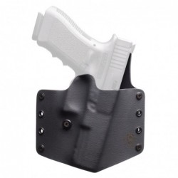 BlackPoint Tactical Standard OWB Holster, Fits Glock 17/22/31, Right Hand, Black Kydex, with 1.75" Belt Loops, 15 Degree Cant 1