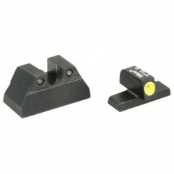 View 2 - Trijicon HD Night Sights, Fits H&K USP Compact, Yellow Front, 3 Dot Green Tritium HK108Y