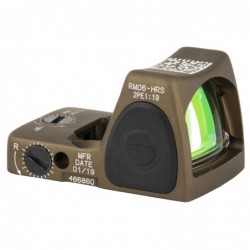 View 2 - Trijicon RMR, Type 2, Adjustable, 3.25 MOA, Hard Anodized Coyote Brown Finish RM06-C-700780