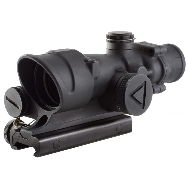 Trijicon ACOG Rifle Scope, 4X32 LED, Red Crosshair .223 Ballistic Reticle, Includes TA51 Flat Top Adapter, Matte Finish TA02