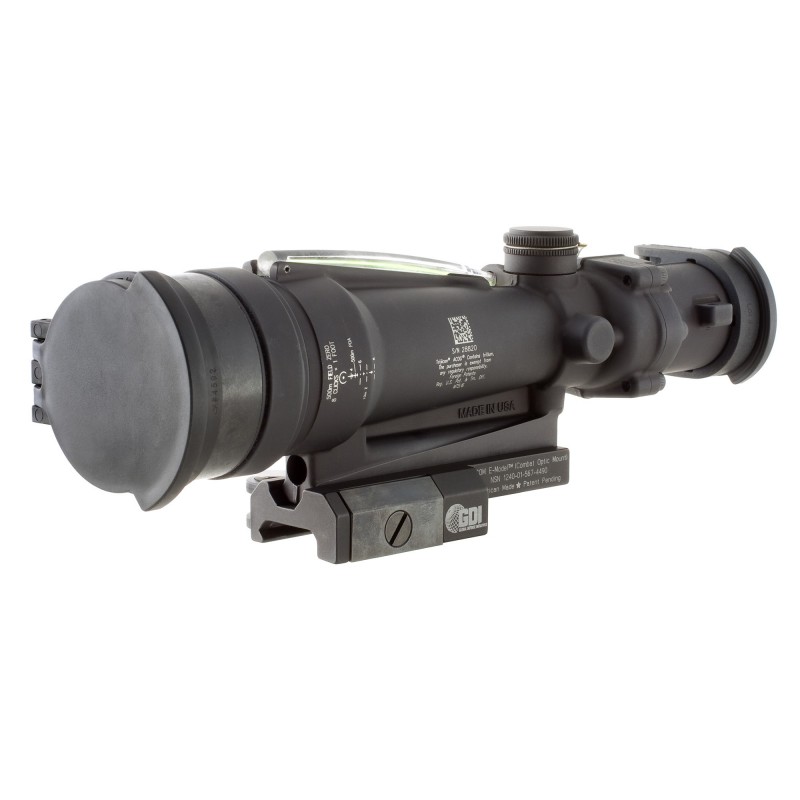 Trijicon ACOG 3.5x35 Scope, Dual Illuminated Green Horseshoe/Dot M249 Ballistic Reticle with TA51 Mount and ARD TA11MGO-M249