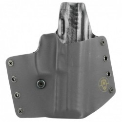 BlackPoint Tactical Standard OWB Holster, Fits HK VP9, Right Hand, Black Kydex, with 1.75" Belt Loops, 15 Degree Cant 103175