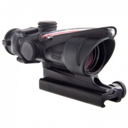 View 2 - Trijicon ACOG Rifle Scope, 4X32, Red Chevron Reticle, Includes Flattop Mount, Matte Finish TA31F