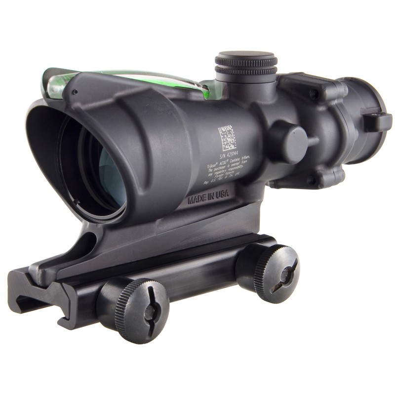 Trijicon ACOG, 4x32, Green Dual Illuminated, .223 Chevron Reticle, With TA51 Mount TA31F-G