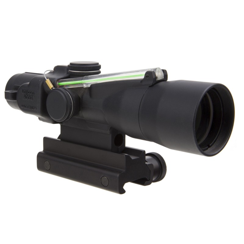 Trijicon ACOG, Compact, 3x30, Dual Illuminated, Green Crosshair 300BLK 115/220gr. Ballistic Reticle, With Colt Knob Thumbscrew