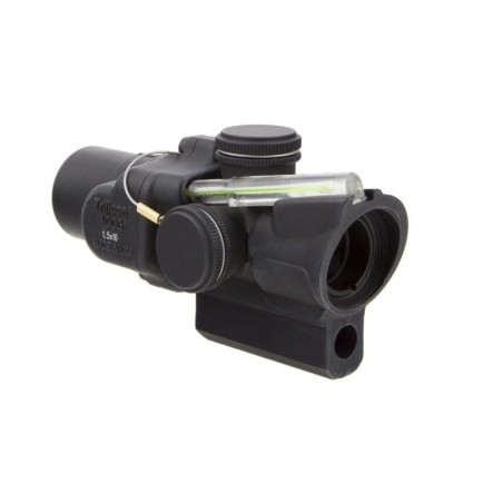 Trijicon ACOG, Compact Rifle Scope, 1.5X16, Dula Illuminated, Green Ring & 2 MOA Center Dot Reticle, Wiht M16Carry Handlle Base