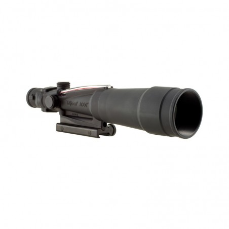 Trijicon ACOG Rifle Scope, 5.5X50, Red Chevron Reticle .308, Includes Flattop Adapter, Matte Finish TA55A