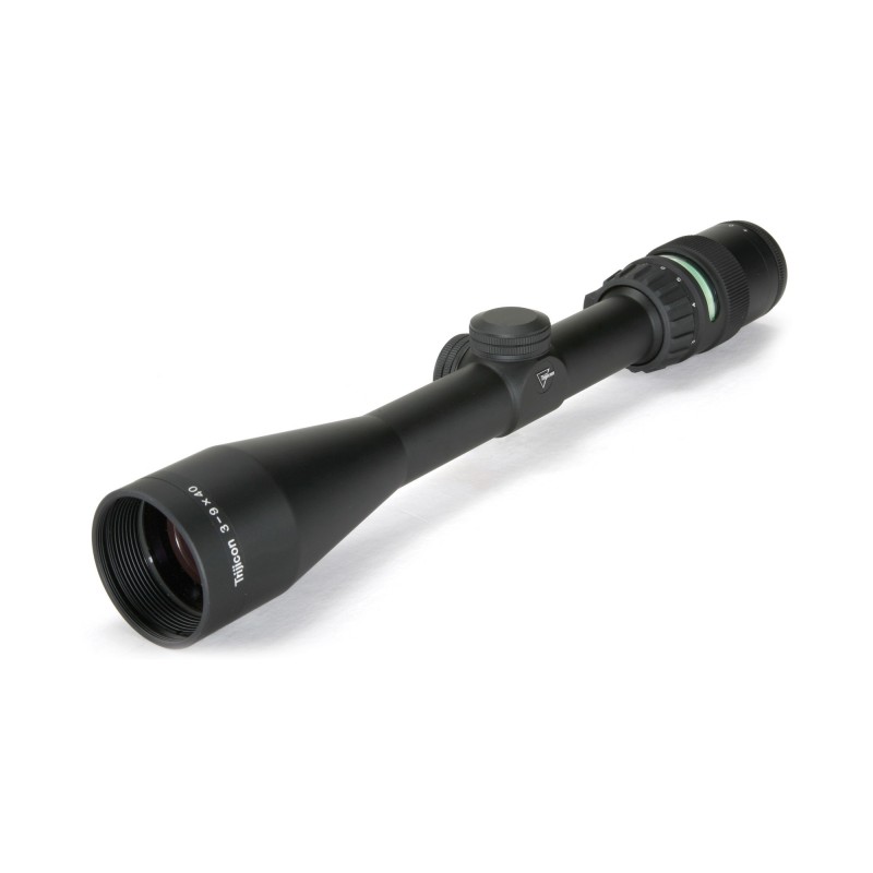 Trijicon AccuPoint, Rifle Scope, 3-9X40mm, Mil-Dot Reticle with Green LED, Matte Finish TR20-2G