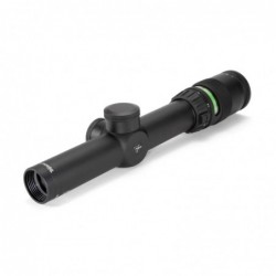View 1 - Trijicon AccuPoint Rifle Scope, 1-4X24mm, 30mm, Green Triangle, Matte Black Finish TR24G