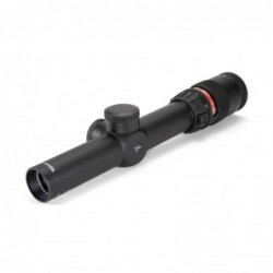 View 1 - Trijicon AccuPoint Rifle Scope, 1-4X24mm, 30mm, Red Triangle, Matte Black Finish TR24R