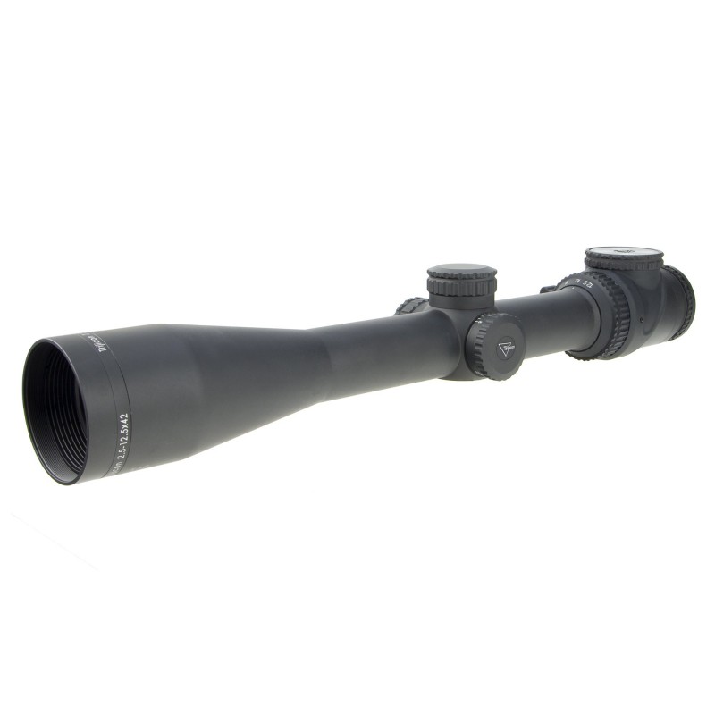 Trijicon AccuPoint Rifle Scope, 2.5-12.5X42, Standard Duplex Crosshair w/ Green Dot, 30mm Tube TR26-C-200098