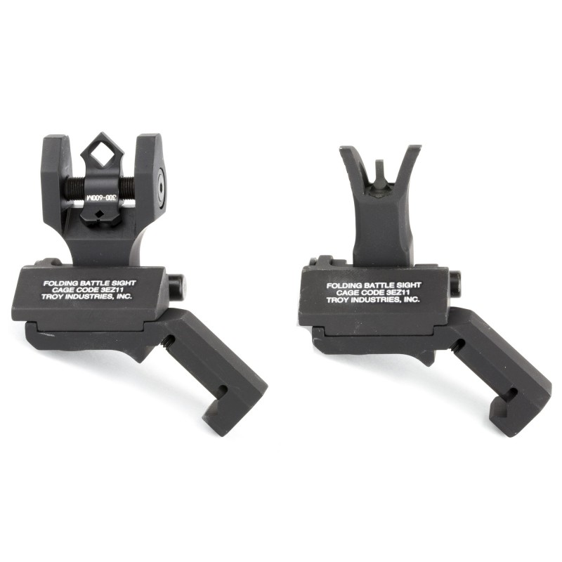 Troy 45 Degree Battle Sight, Fits Picatinny, Black, M4Front Sight and Dioptic Rear SSIG-45S-MDBT-00