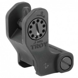 Troy BattleSight, Rear Fixed Sight, Fits Same Plane Rail Systems Only, Picatinny, Black Finish SSIG-FRS-R0BT-00