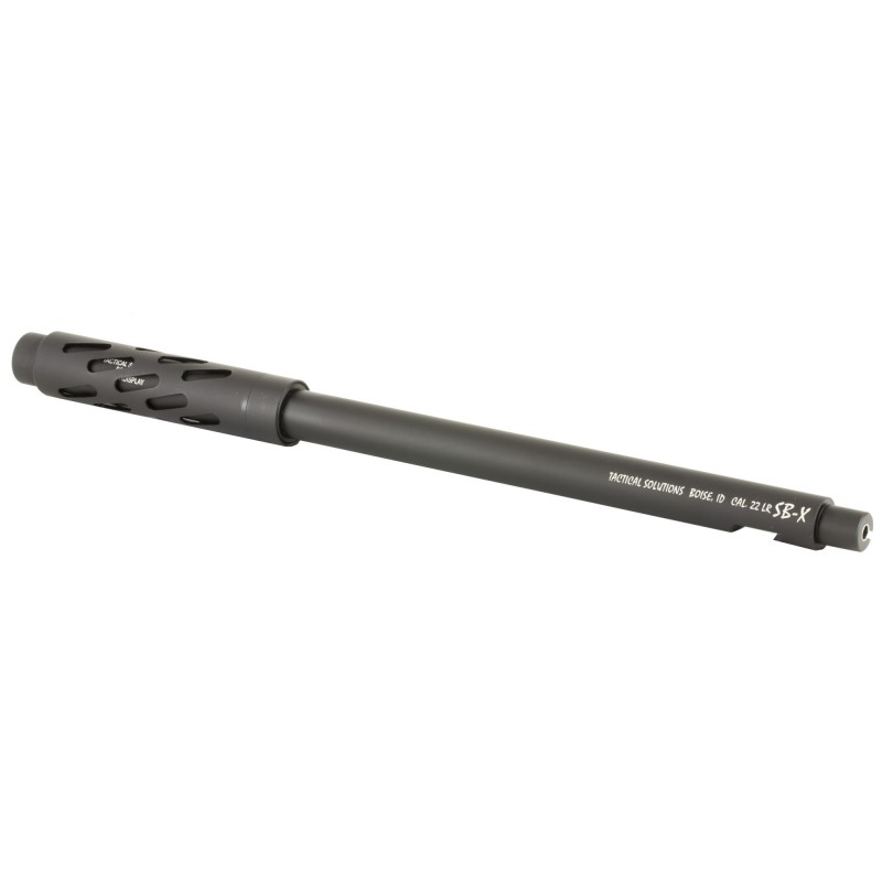 Tactical Solutions SB-X, Threaded Barrel, 16.625" With Shroud, For Ruger 10/22, Matte Black Finish SBX-02