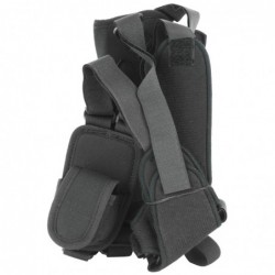View 2 - Uncle Mike's Pro Pak Vertical Shoulder Holster, Size 2, Fits Medium Revolver With 4" Barrel, Right Hand, Black 7502-1