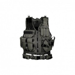 View 1 - Leapers, Inc. - UTG 547 - Law Enforcement Tactical Vest, Vest, Black PVC-V547BT