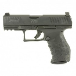 Walther PPQ M2, Semi-automatic, Striker Fired, Full Size, 9MM, 4" Barrel, Polymer Frame, Black Finish, 15Rd, 2 Magazines, XS F8