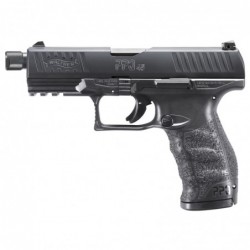 Walther PPQ M2, Striker Fired, Full Size, 45 ACP, 4.9" SD Barrel, Polymer Frame, Black Finish, Fixed Sights, 12Rd, 2 Magazines