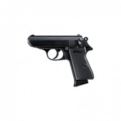 Walther PPK/S, Semi-automatic, Double/Single Action, Compact, 22LR, 3.35" Threaded Barrel, Alloy, Black, Plastic, 10Rd, 1 Mag,