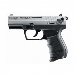 View 1 - Walther PK380, Semi-automatic, Double/Single Action, Compact, 380ACP, 3.6", Polymer, Nickel, 8Rd, Adjustable Sights 5050309