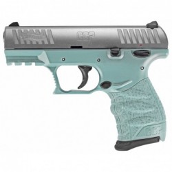 Walther CCP M2, Semi-automatic Pistol, 9mm, 3.54" Barrel, Angel Blue Polymer Frame, Stainless Slide, 2 8Rd Magazines 5080512